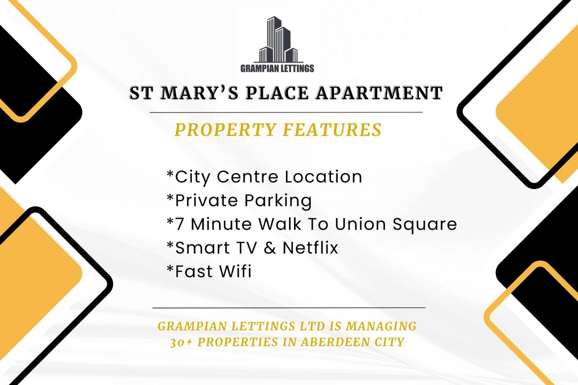 אברדין St Marys Place Apartment - Grampian Lettings מראה חיצוני תמונה